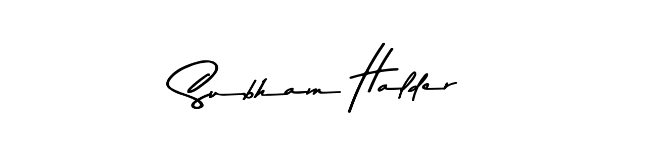 This is the best signature style for the Subham Halder name. Also you like these signature font (Asem Kandis PERSONAL USE). Mix name signature. Subham Halder signature style 9 images and pictures png